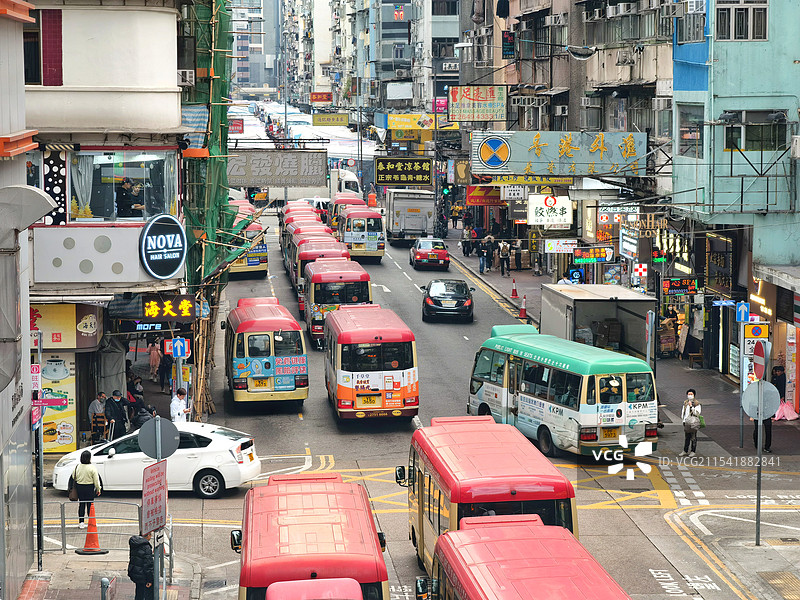 中国香港旺角商业区图片素材