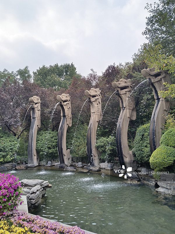 济南五龙潭公园图片素材