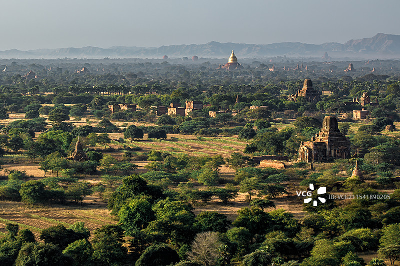 缅甸蒲甘之万塔之国图片素材
