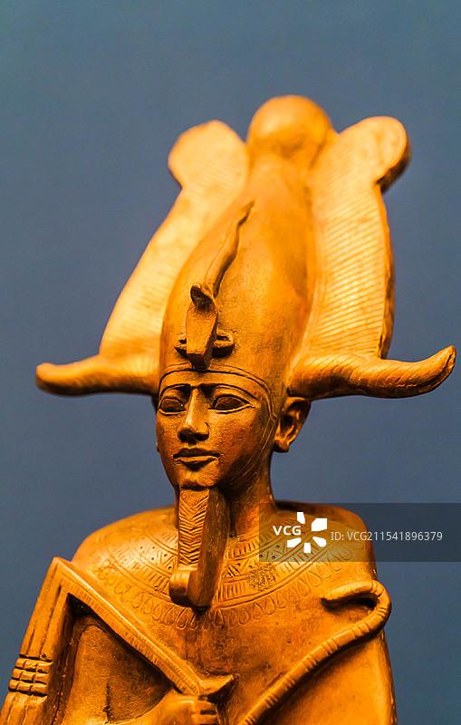 古埃及法老半身雕像图片素材