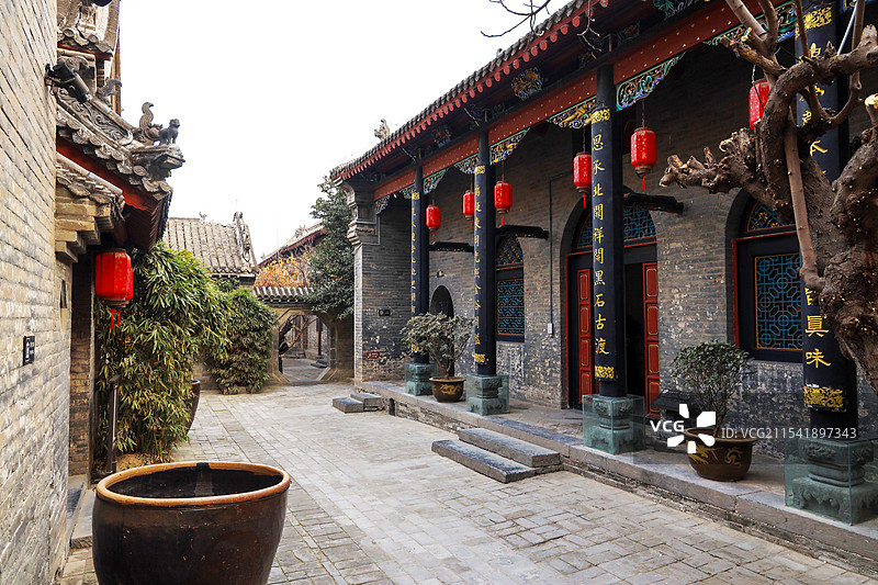 河南省郑州市巩义市，全国重点文物保护单位康百万庄园图片素材