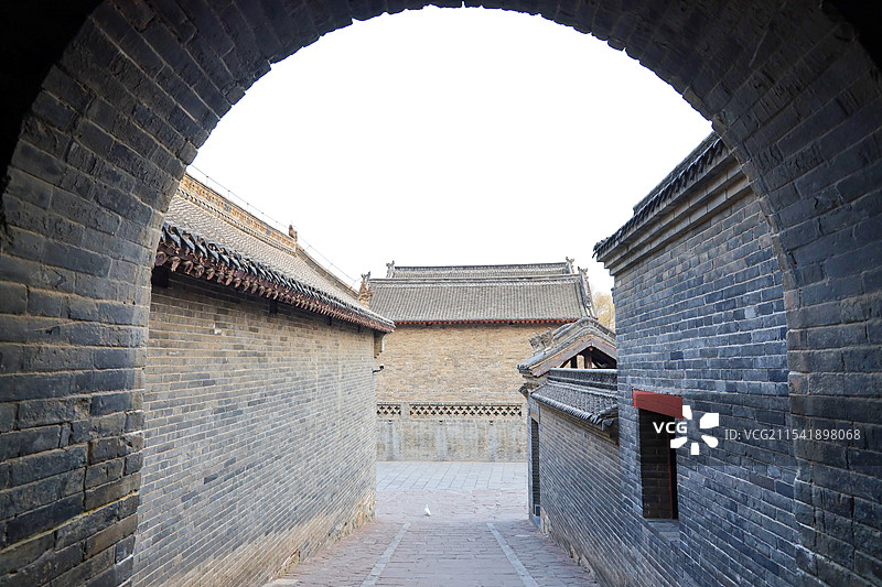 河南省郑州市巩义市，全国重点文物保护单位康百万庄园图片素材