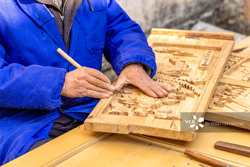 徽州木雕技艺图片素材