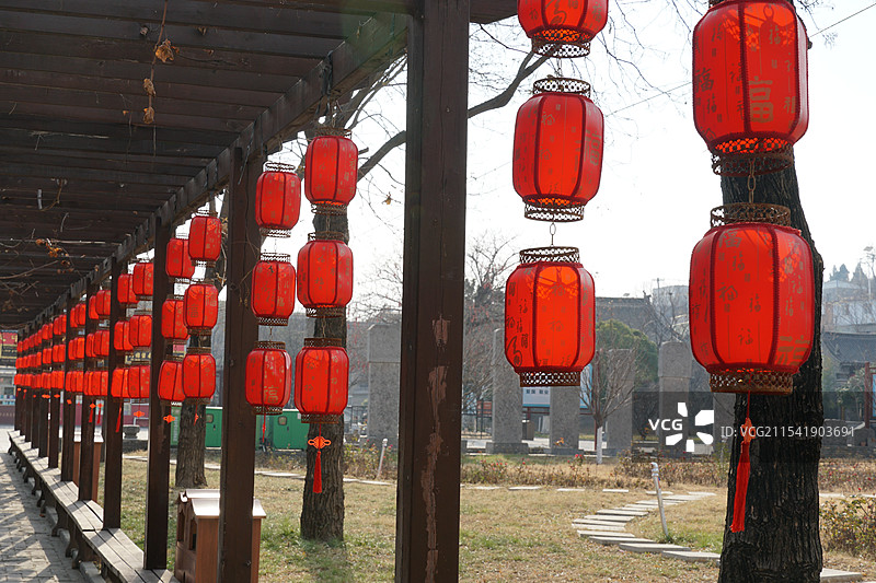 河南省郑州市巩义市，全国重点文物保护单位康百万庄园图片素材