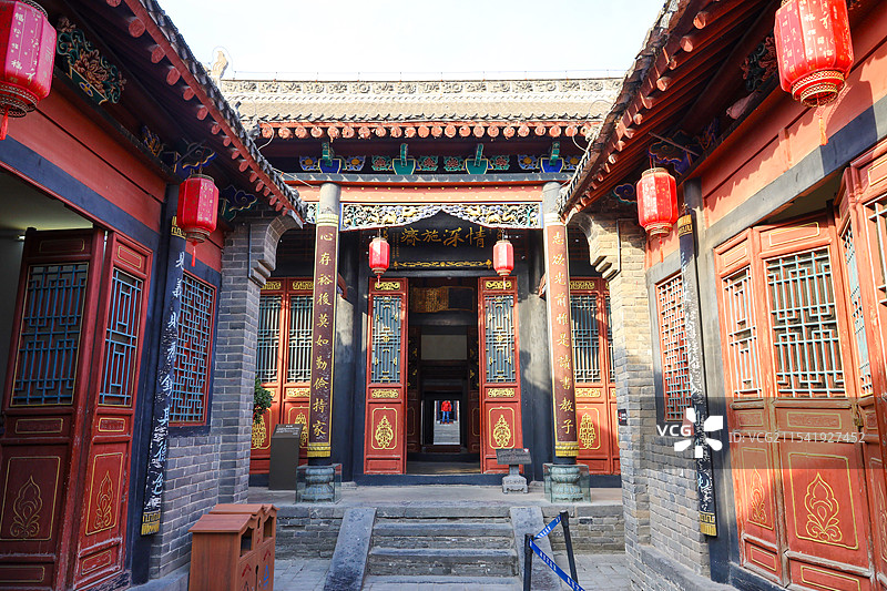 河南省郑州市巩义市，全国重点文物保护单位康百万庄园主宅区图片素材