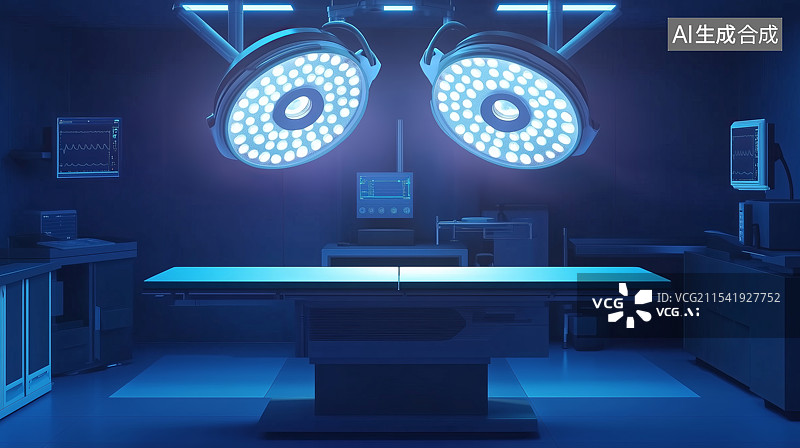 【AI数字艺术】医院手术室图片素材