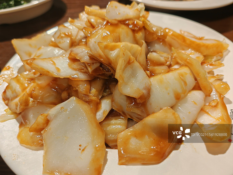 醋溜白菜图片素材
