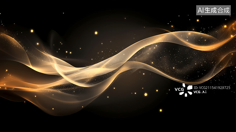 【AI数字艺术】抽象烟雾黑色背景图片素材