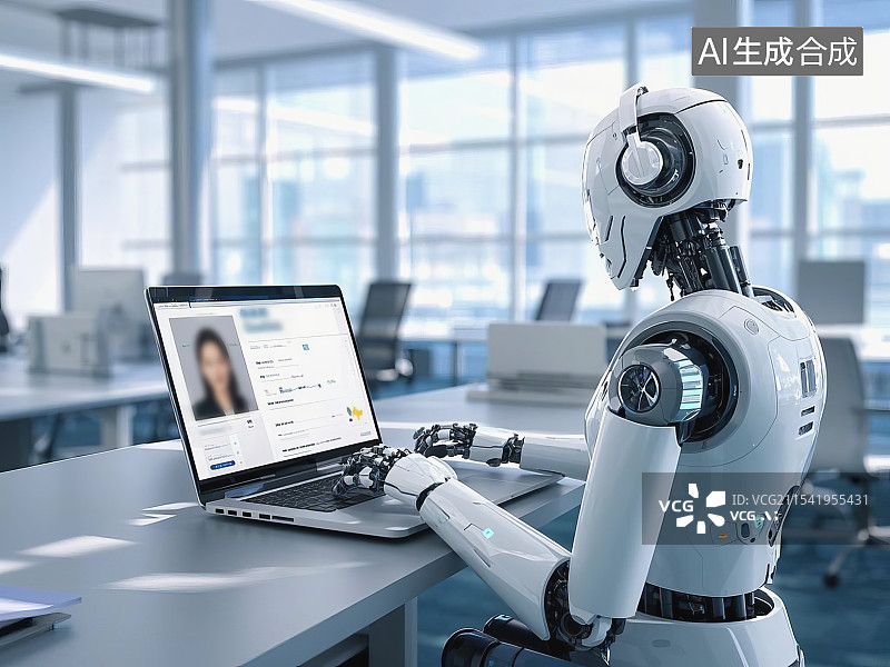 【AI数字艺术】AI面试招聘场景图片素材