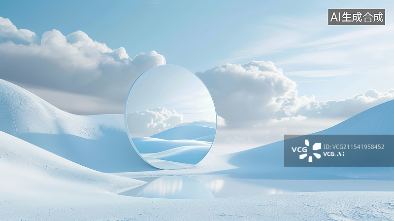 【AI数字艺术】海边石板展示平台图片素材