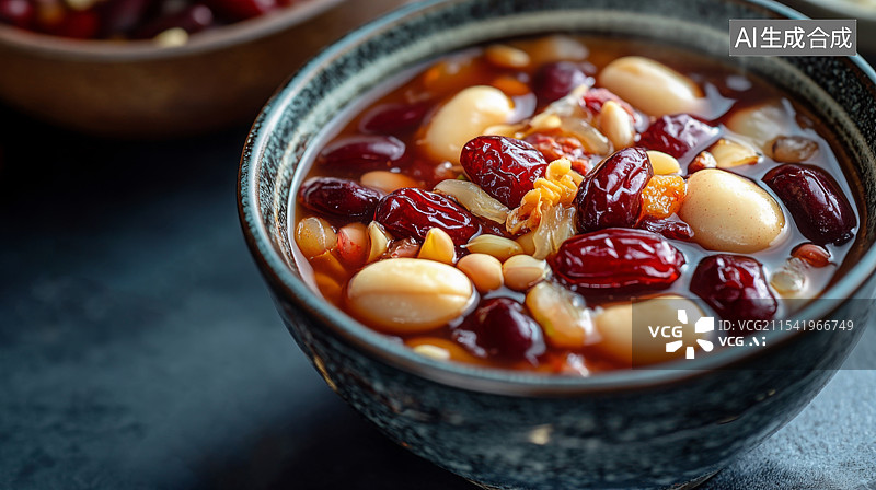 【AI数字艺术】腊八粥图片素材
