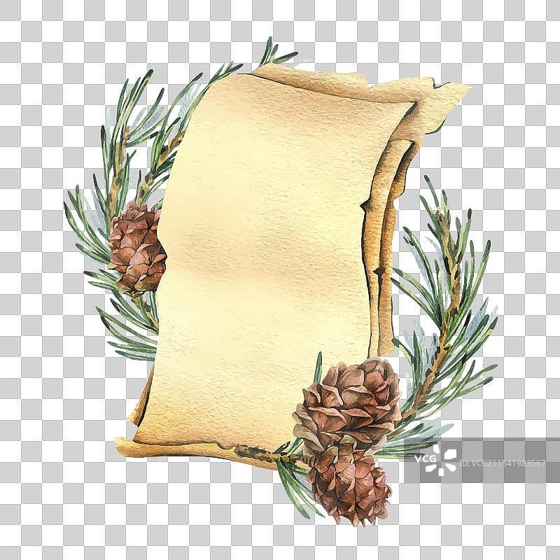 手工纸张的空白模板图片素材