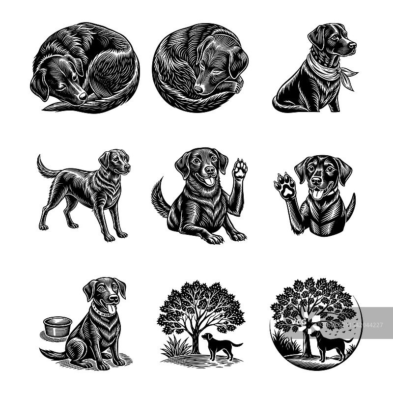 拉布拉多寻回犬图片素材