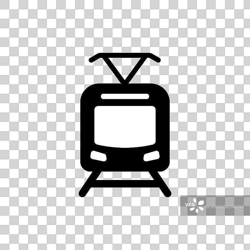 带有受电弓的轻轨或轻轨交通图片素材