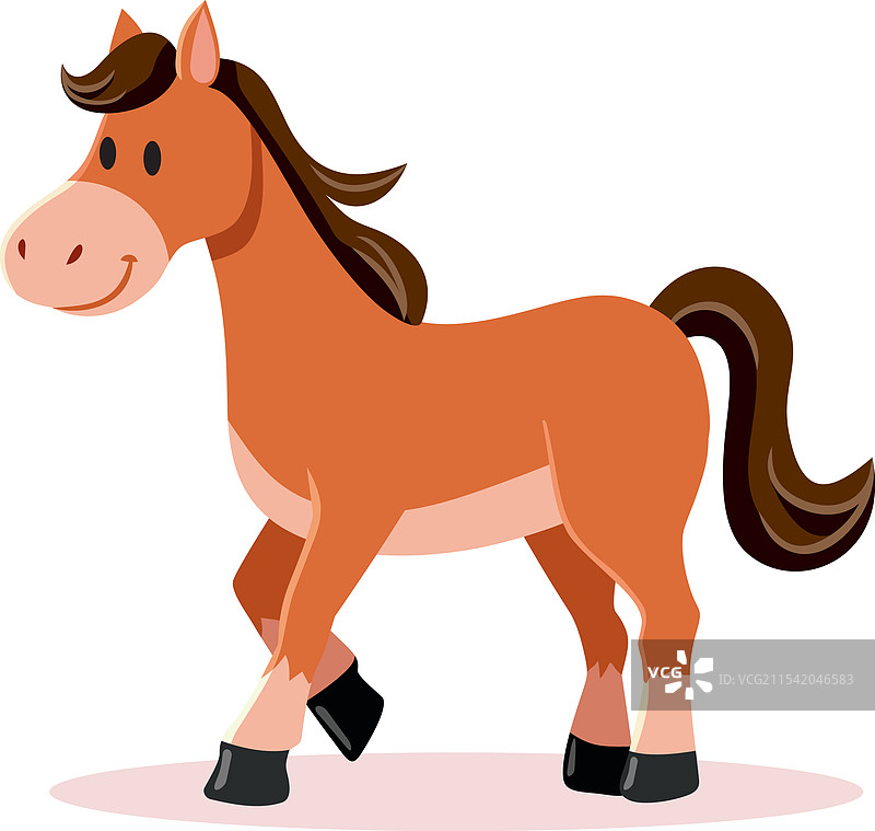 卡通马动物角色图片素材