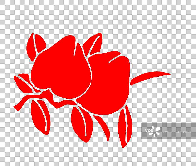 中国风，节日红色元素，蛇年，桃子，长寿图片素材