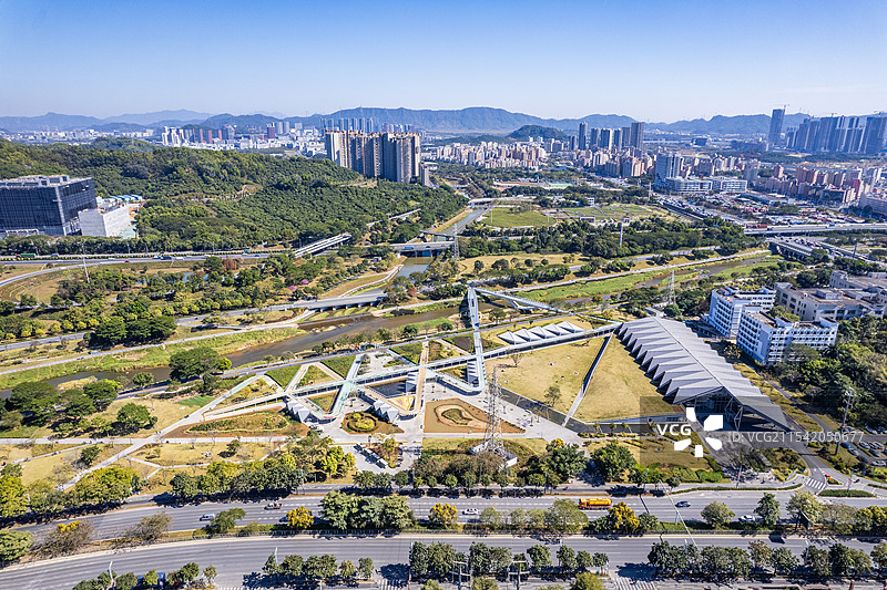 深圳茅洲河左岸科技公园 深圳左岸科技公园图片素材