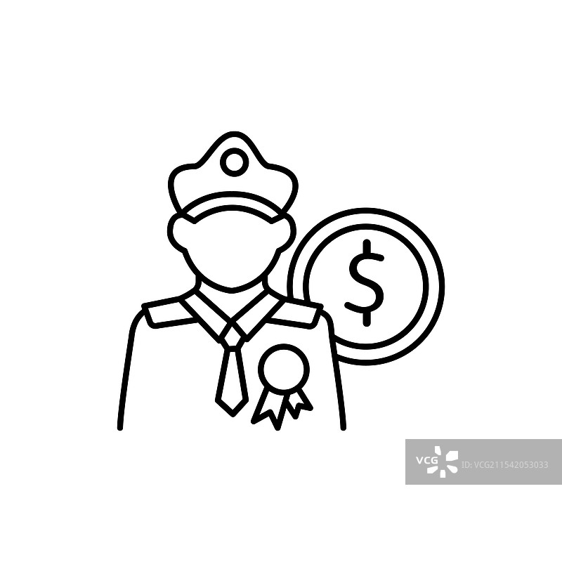 退伍军人贷款线性图标信用图片素材