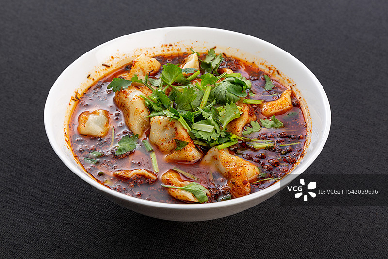 陕西麻辣汤水饺图片素材