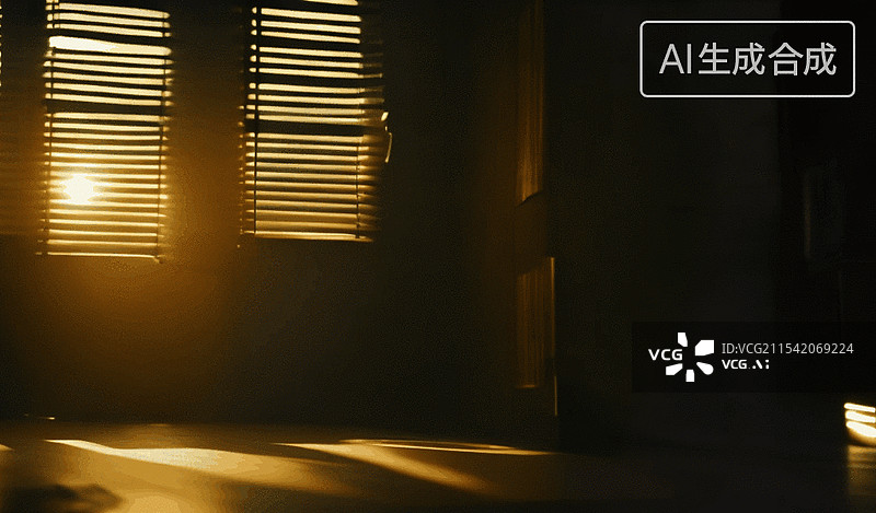 【AI数字艺术】黄昏光影图片素材