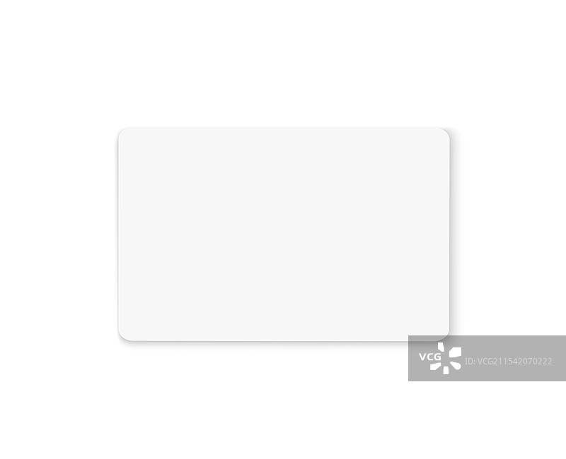 塑料或纸质名片模型图片素材