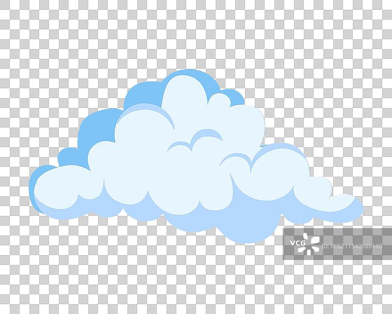 卡通蓬松云朵图片素材