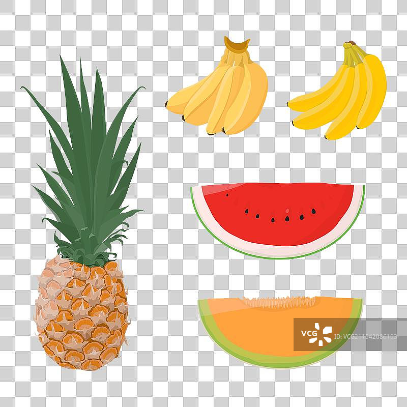 甜美的热带水果图片素材