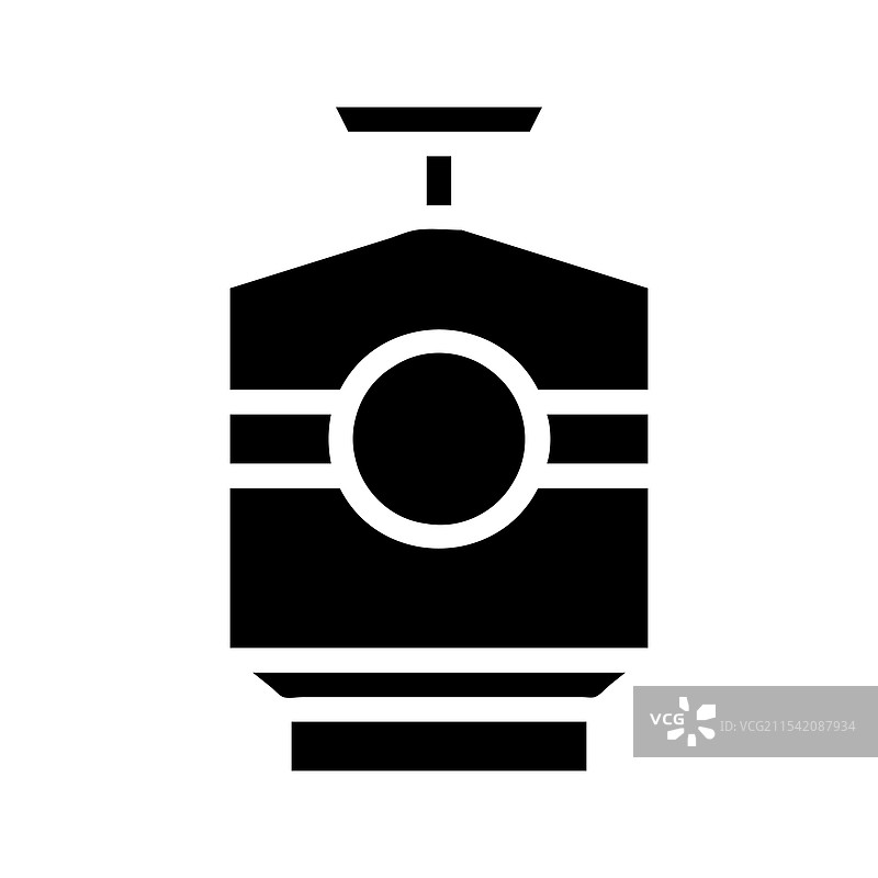 传统日本灯笼图标概念图片素材