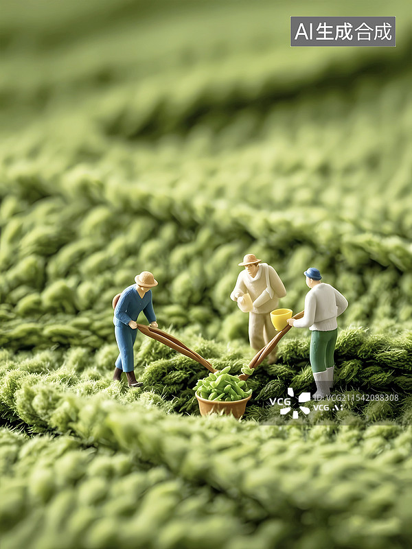 【AI数字艺术】微距毛线纺织工人生产制造场景图片素材