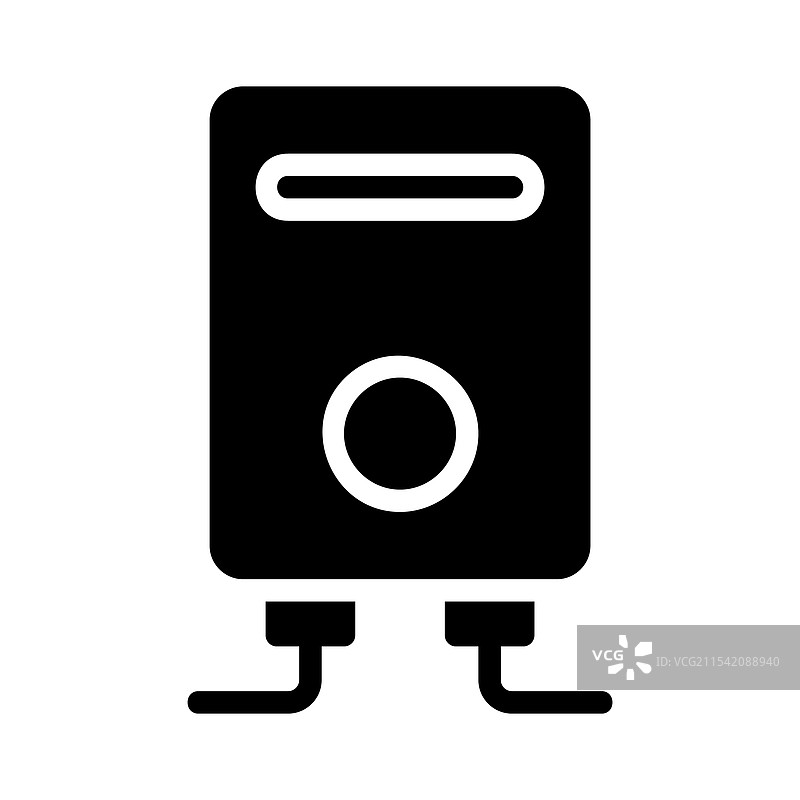 家用电热水器图标概念图片素材