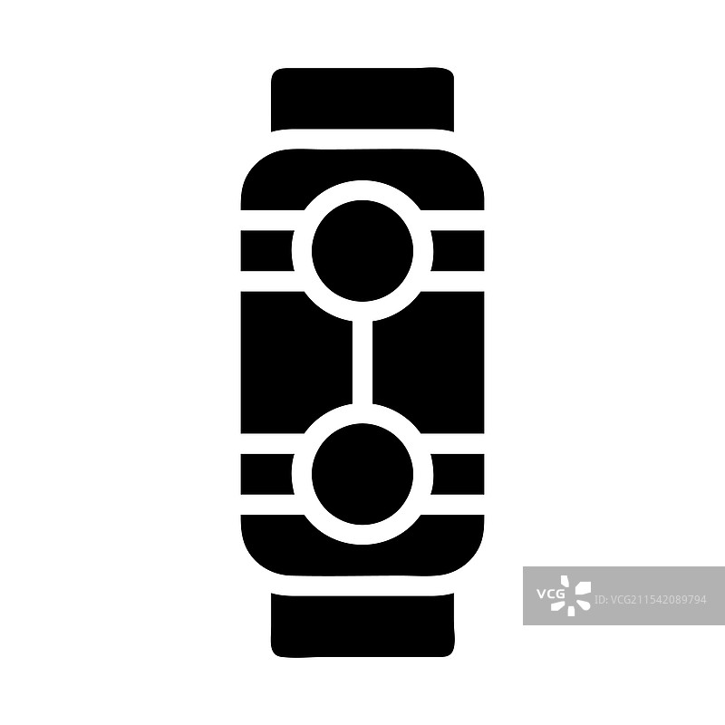 智能手表图标 可穿戴技术概念图片素材