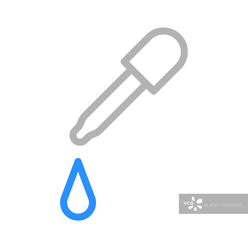 医学科学中的滴管与滴液概念图片素材