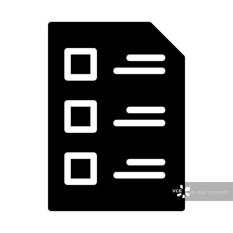 调查的清单文档图标概念图片素材