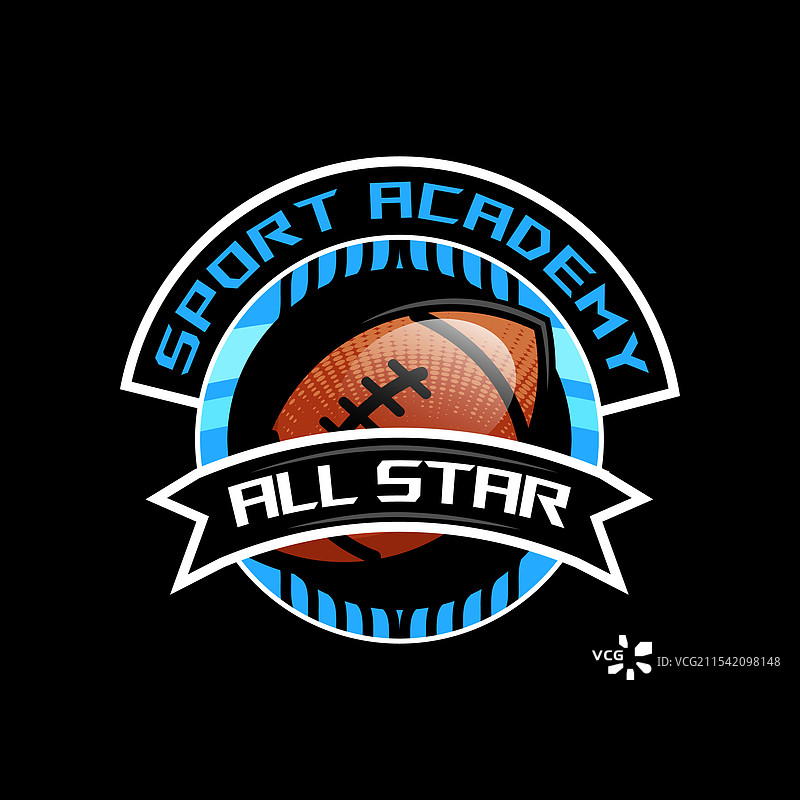 橄榄球俱乐部标志体育模板概念设计图片素材