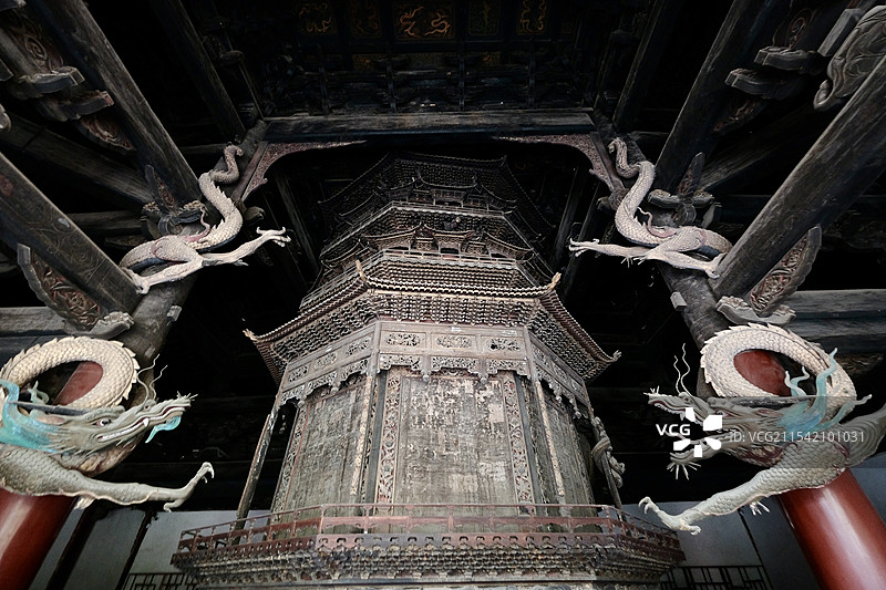 四川绵阳平武报恩寺，黑神话悟空取景地，转轮经藏图片素材