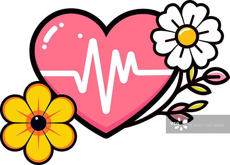 心跳使心脏成为心脏病学的概念图片素材