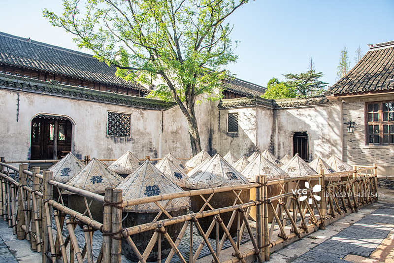裕丰酱园 晒酱场 古代酱园场景复原 古镇 古城 建筑 嘉兴海宁市盐官镇 潮乐之城 盐官古镇 盐官古城图片素材