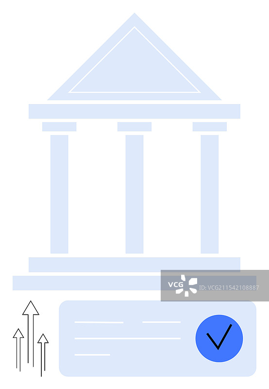 金融机构的抽象表现图片素材