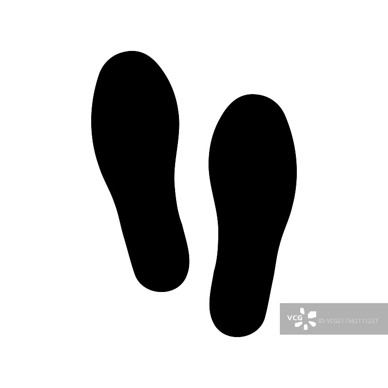 鞋垫轮廓图片素材