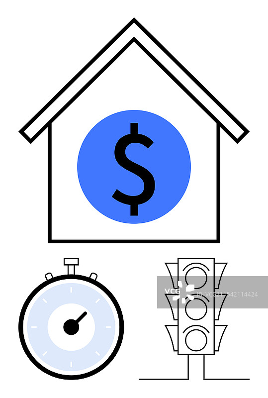 家庭预算管理：平衡时间和金钱图片素材