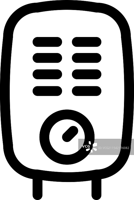 干净现代的浴室热水器图片素材