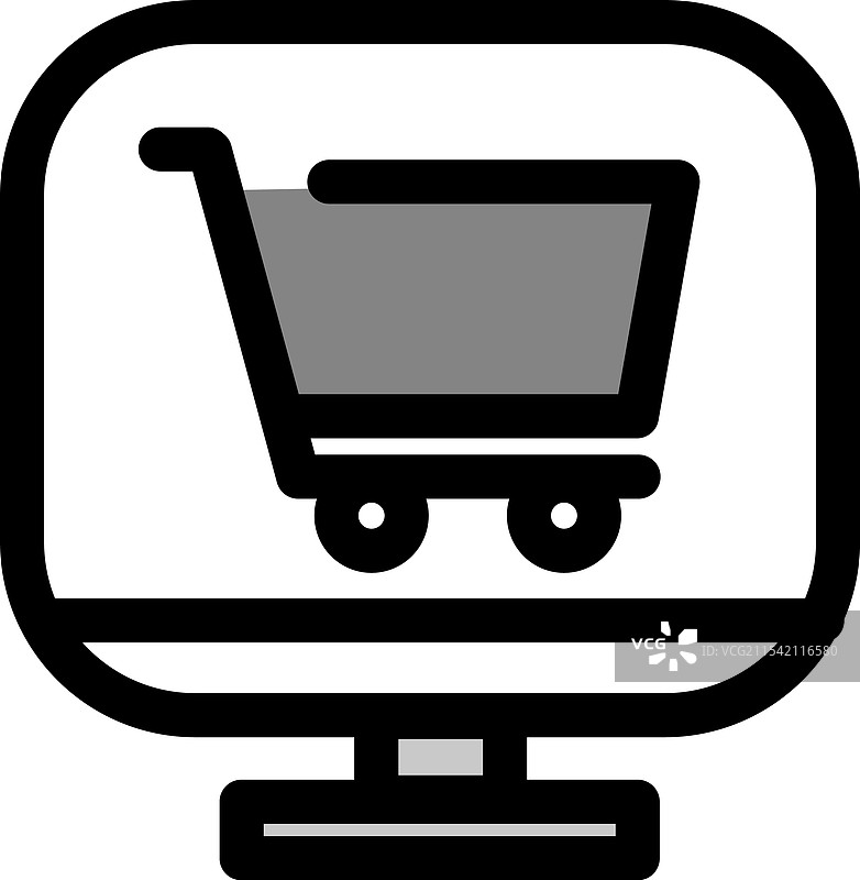 购物车 - 干净现代的电子商务图片素材