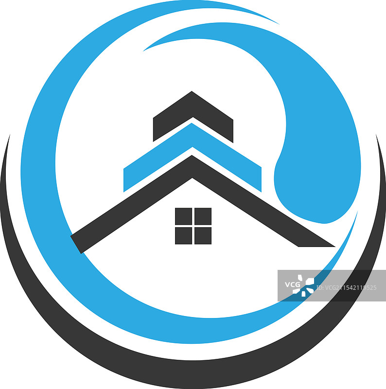 房产标志模板 家居维修标志设计图片素材
