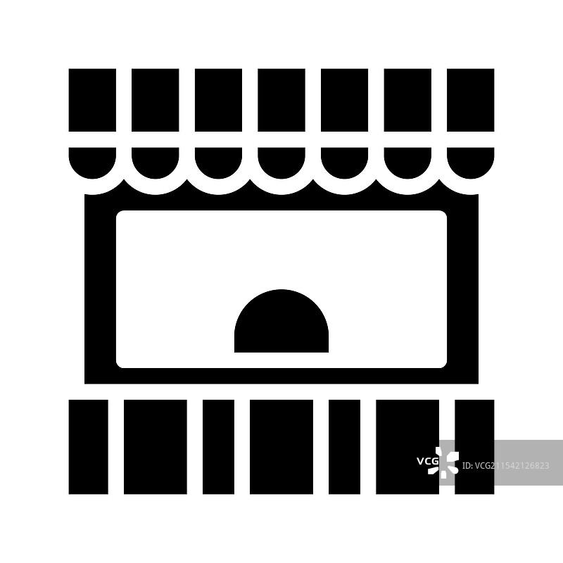 本地商家的店面图标概念图片素材