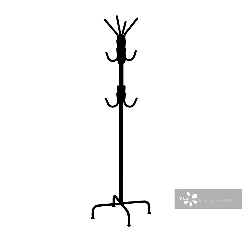 衣帽架轮廓图片素材