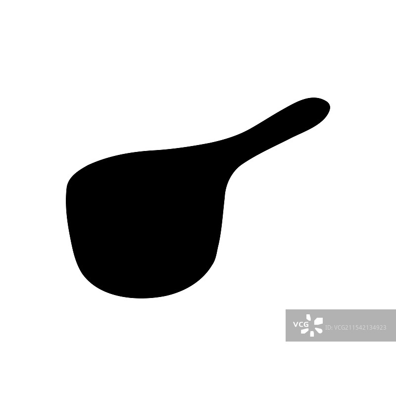 咖啡量勺轮廓图片素材