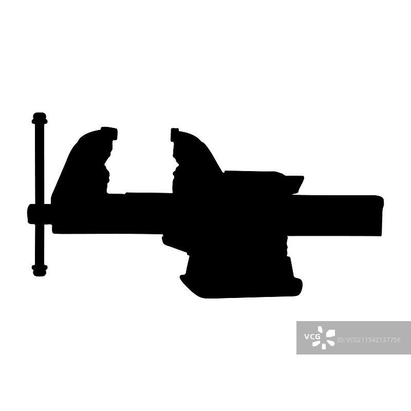 台钳轮廓图片素材