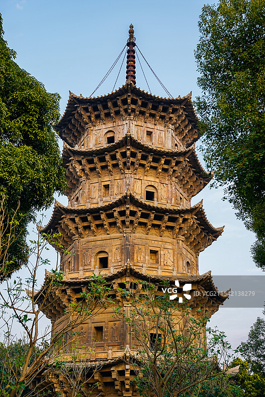 泉州西街与开元寺图片素材