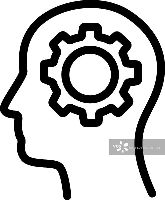 现代思维轮廓，适合网页图形设计图片素材