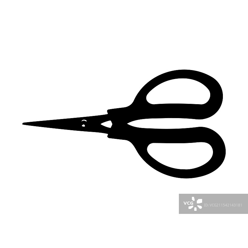 办公剪刀剪影图片素材